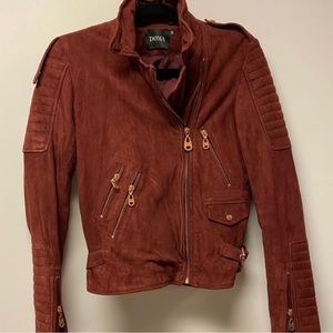 DOMA blood red Suede Jacket - size S